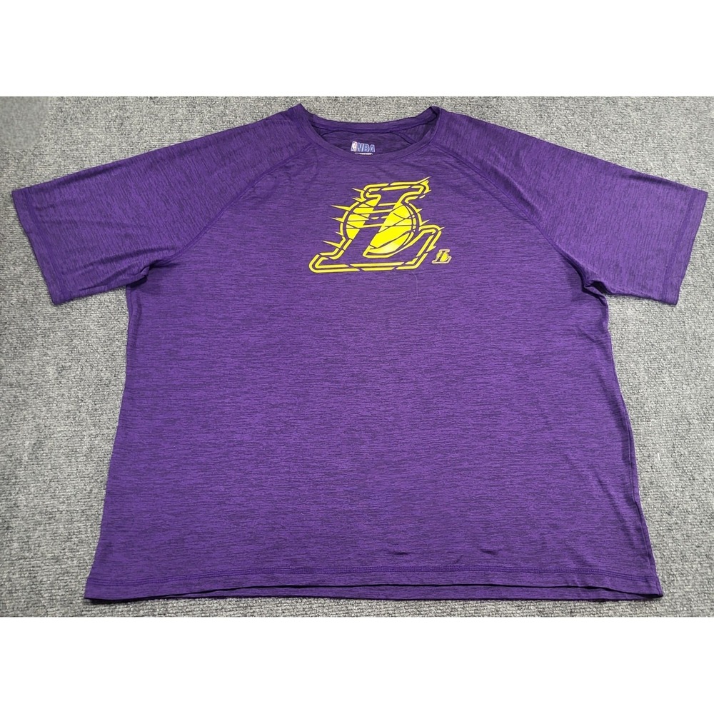 UNK NBA LOS ANGELES LAKERS TSHIRT ACTIVEWEAR PURPLE SIZE XXX-LARGE (3XL)